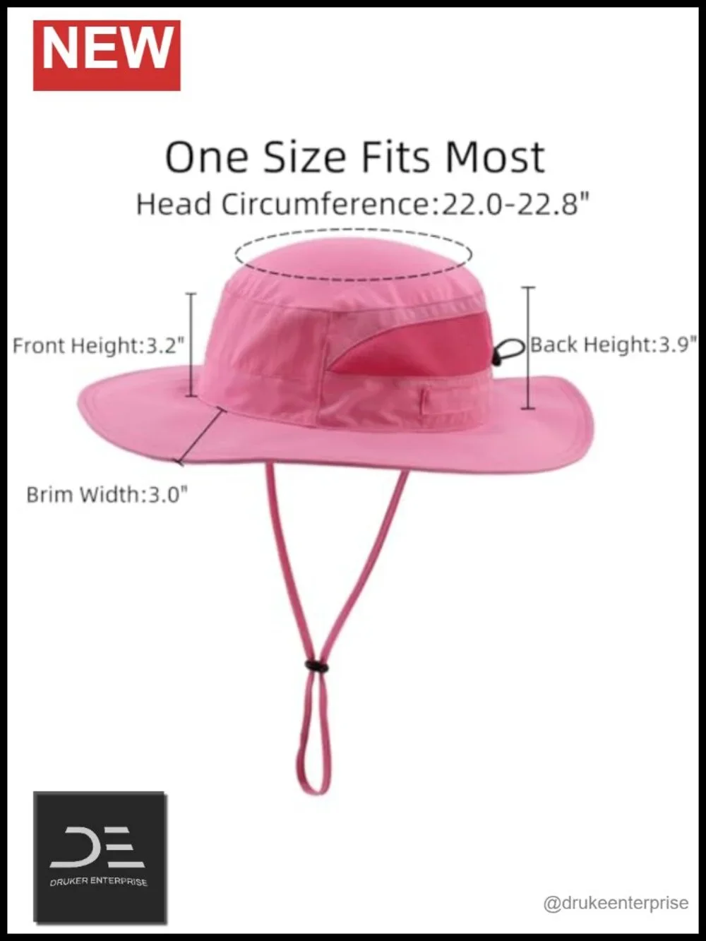 UPF 50+ Wide Brim Bucket Hat Lightweight Mesh Sun Hat for Outdoor